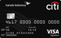 Informasi Kartu Kredit Citibank Garuda Indonesia | pilihkartu.com